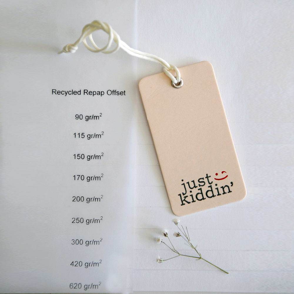 Recycled Karton Etiket